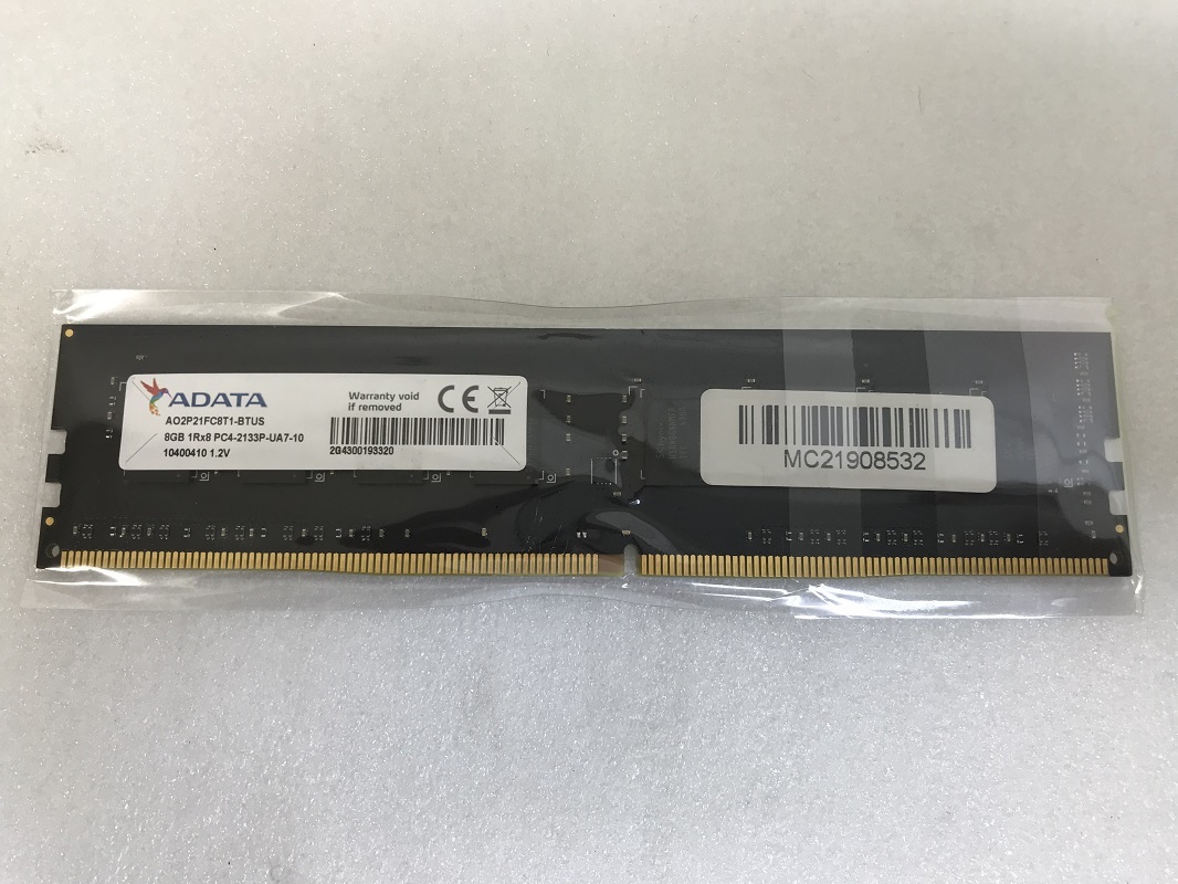 ADATA PC4-2133P-UA7-10 8GB PC4-17000 8GB DDR4 デスクトップ用メモリ 288ピン PC4 2133P 8GB DDR4 ECC無し DDR4 DESKTOP RAM_画像5