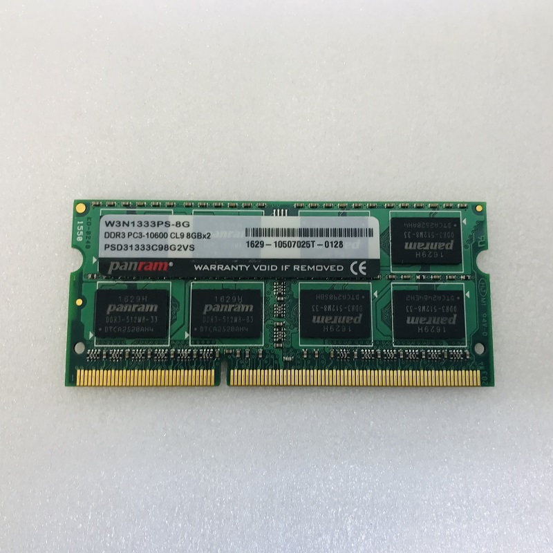 PANRAM PC3-10600S 8GB DDR3ノートPC用メモリ DDR3-1333 8GB 204ピン DDR3 LAPTOP RAM 中古 動作確認済み_画像3