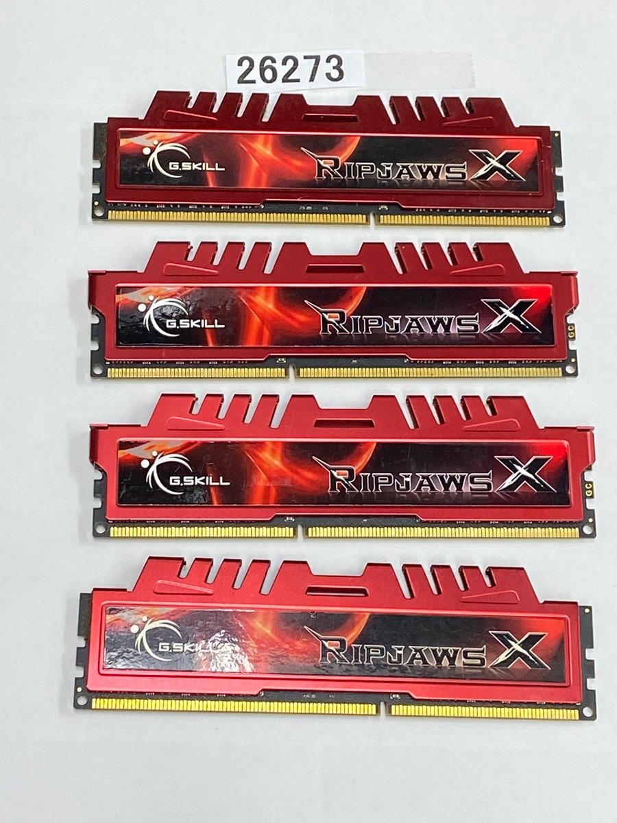 G.SKILL PC3-12800U 16GB 4GB 4枚 16GB DDR3 デスクトップ用 メモリ DDR3-1600 240ピン ECC無し DDR3 DESKTOP RAM_画像2