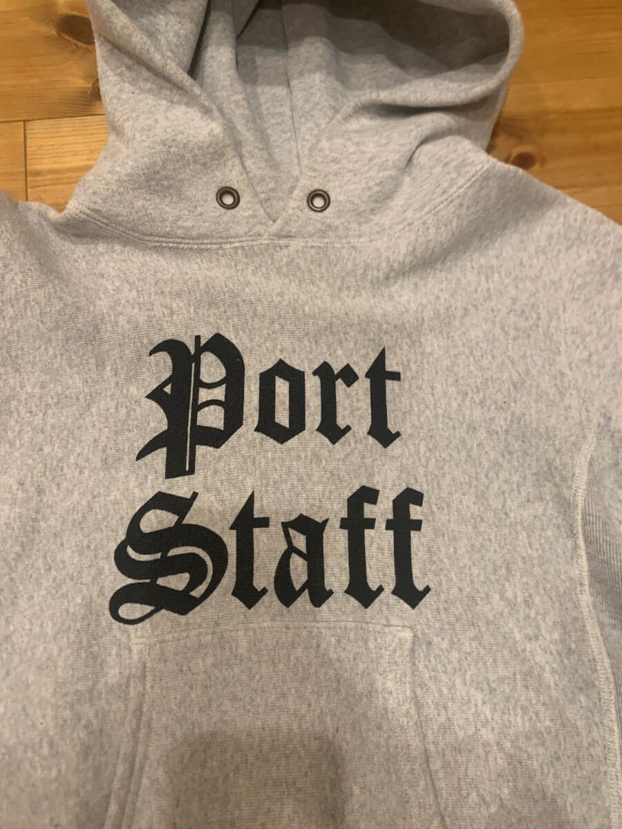 チャンピオン リバースウィーブ スウェット パーカー グレーMサイズ　日本サイズ　オールドイングリッシュ文字　レア_画像1