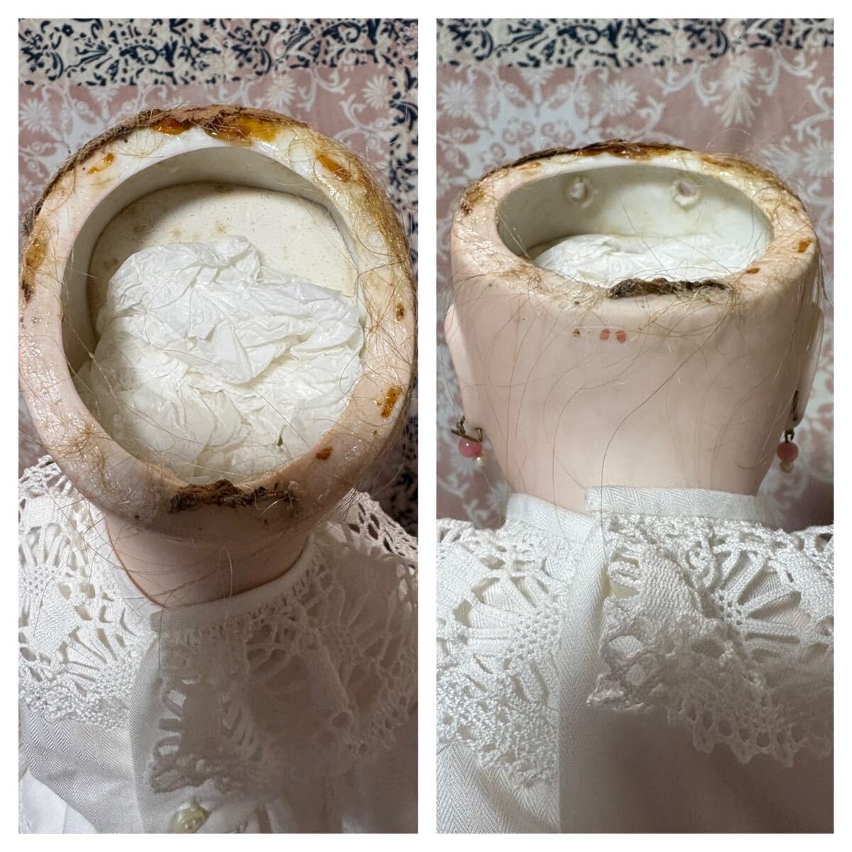 ビスクドール　ミステリードール　アンティークドール　ジュモーポートレート　ドイツ　キャビネットサイズ　JUMEAU 西洋人形_画像10