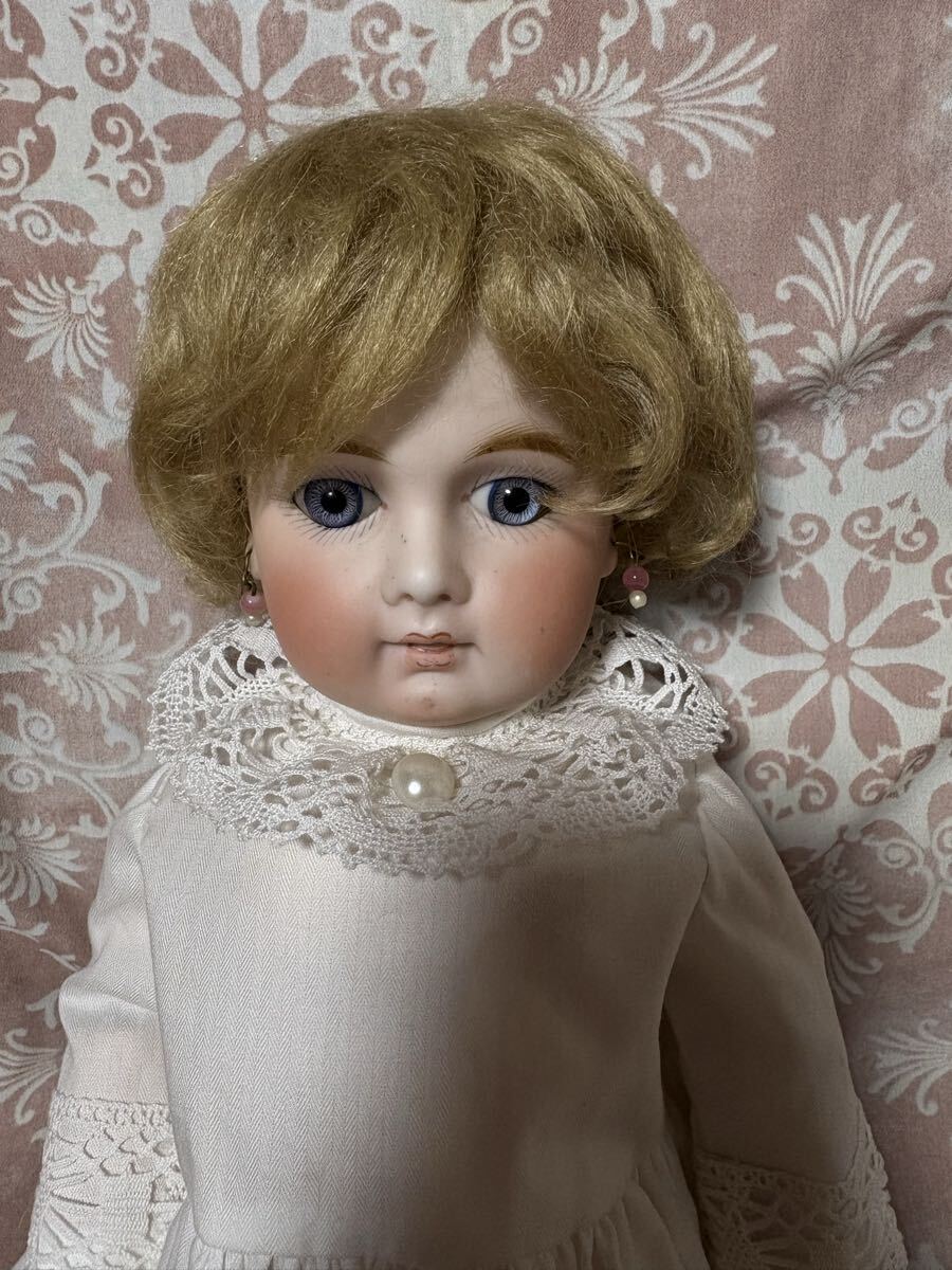 ビスクドール　ミステリードール　アンティークドール　ジュモーポートレート　ドイツ　キャビネットサイズ　JUMEAU 西洋人形_画像2