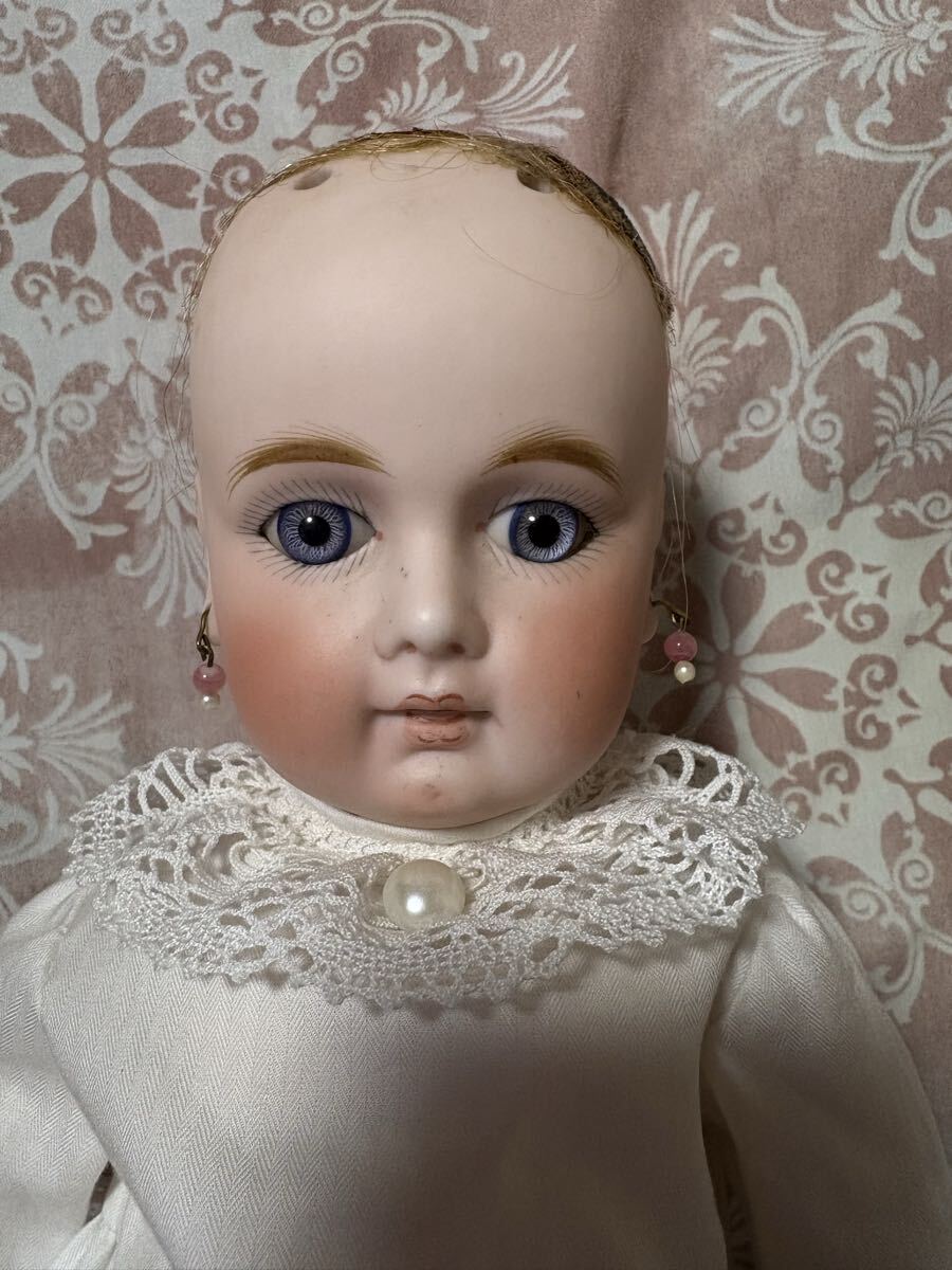 ビスクドール　ミステリードール　アンティークドール　ジュモーポートレート　ドイツ　キャビネットサイズ　JUMEAU 西洋人形_画像7