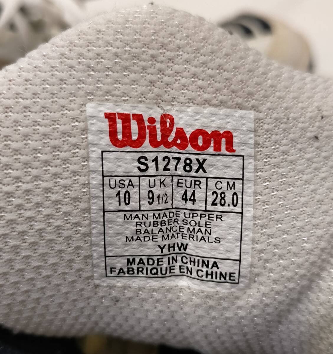 Wilson ウィルソン プロスタッフシアーライトスニーカー ホワイト 28cm メンズ_画像3