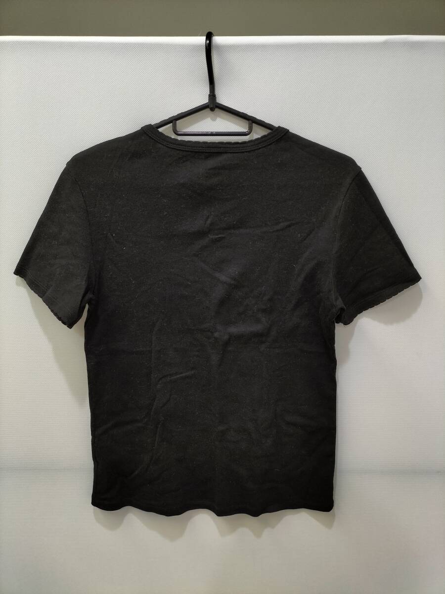 PETIT BATEAU Petit Bateau короткий рукав футболка черный L размер женский 