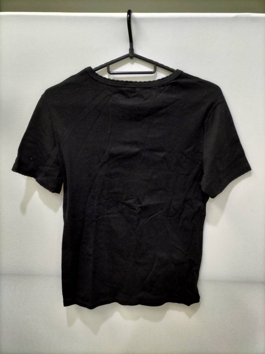 PETIT BATEAU Petit Bateau короткий рукав футболка черный L размер женский 