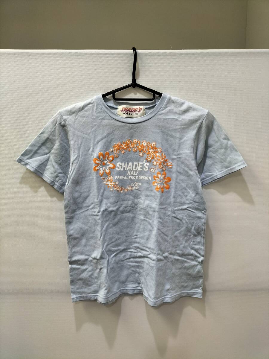 SHADE'S HALF　シェイズ　半袖Tシャツ　ライトブルー　160サイズ　男の子用・女の子用_画像1