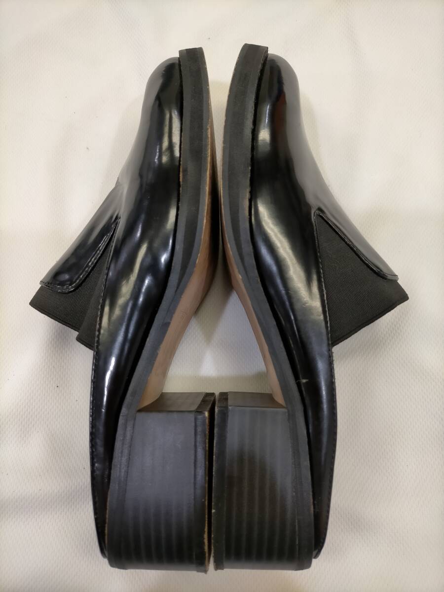 ZARA　ザラ　エナメルミュール　ブラック　37（23.5cm相当）レディース_画像9