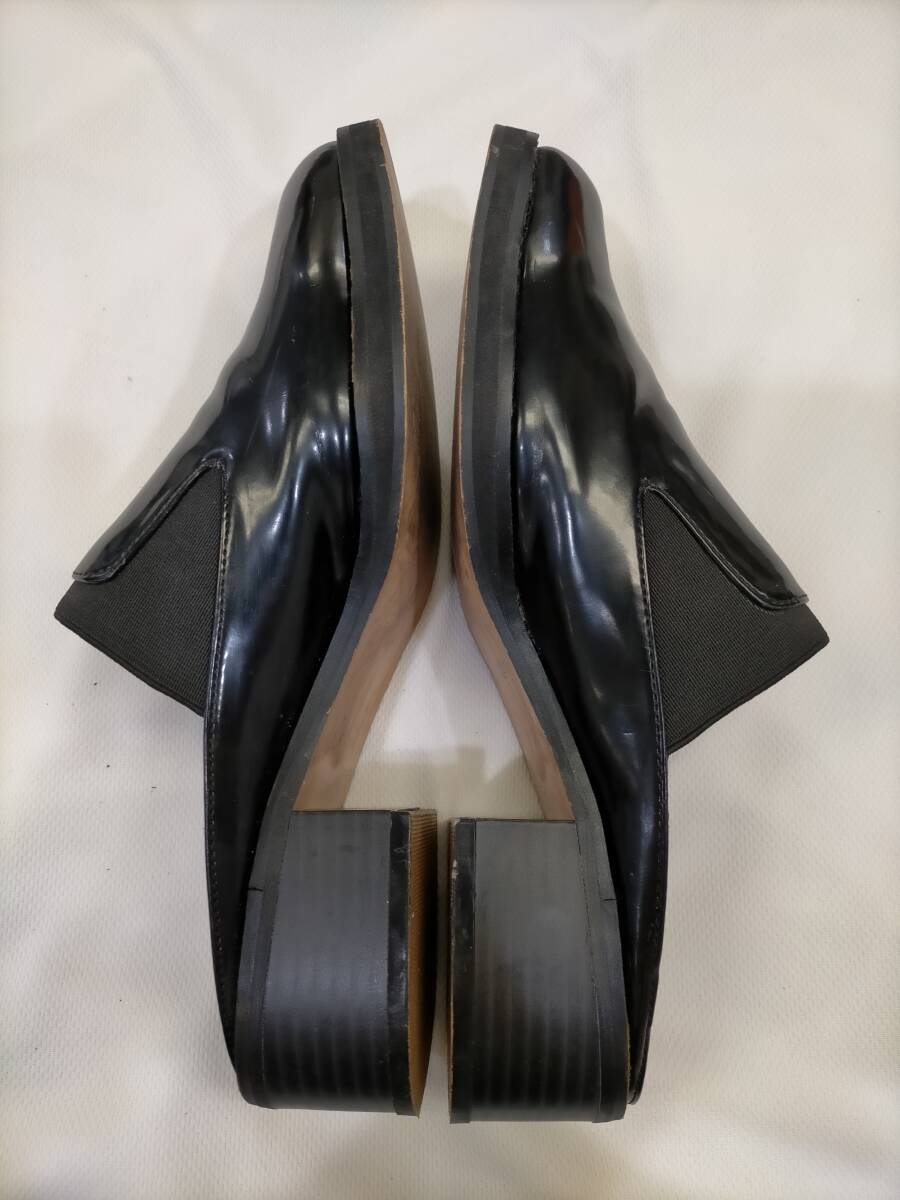 ZARA　ザラ　エナメルミュール　ブラック　37（23.5cm相当）レディース_画像8