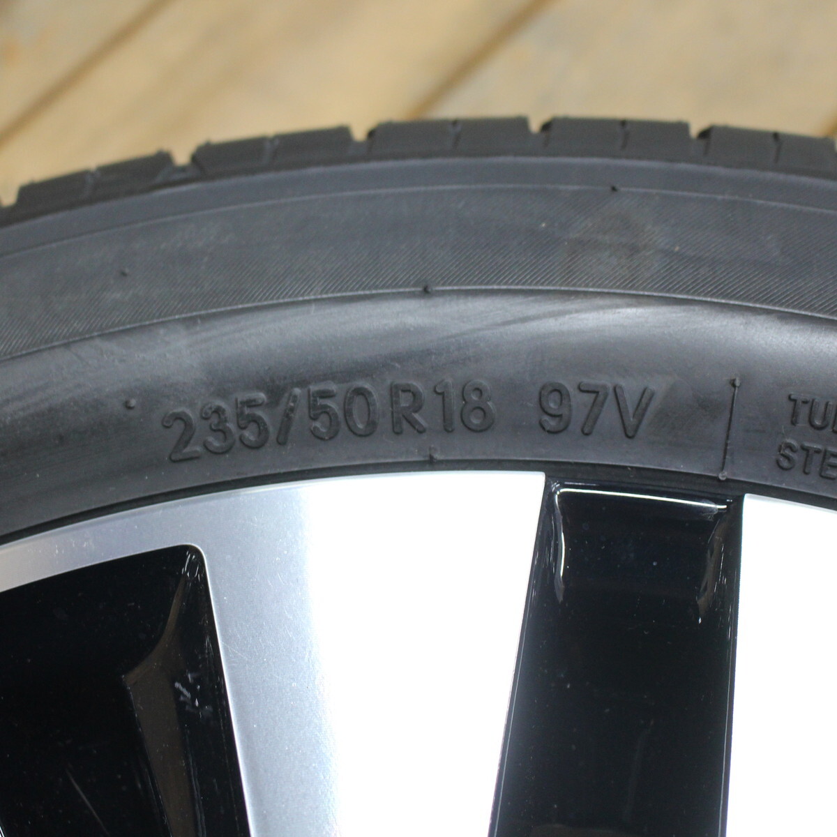 TOYOTA トヨタ 30系後期 SC アルファード 純正 18インチ 7.5J+45 TOYO トランパス R30 235/50R18 新車時取り外し タイヤホイール 4本SET_画像4