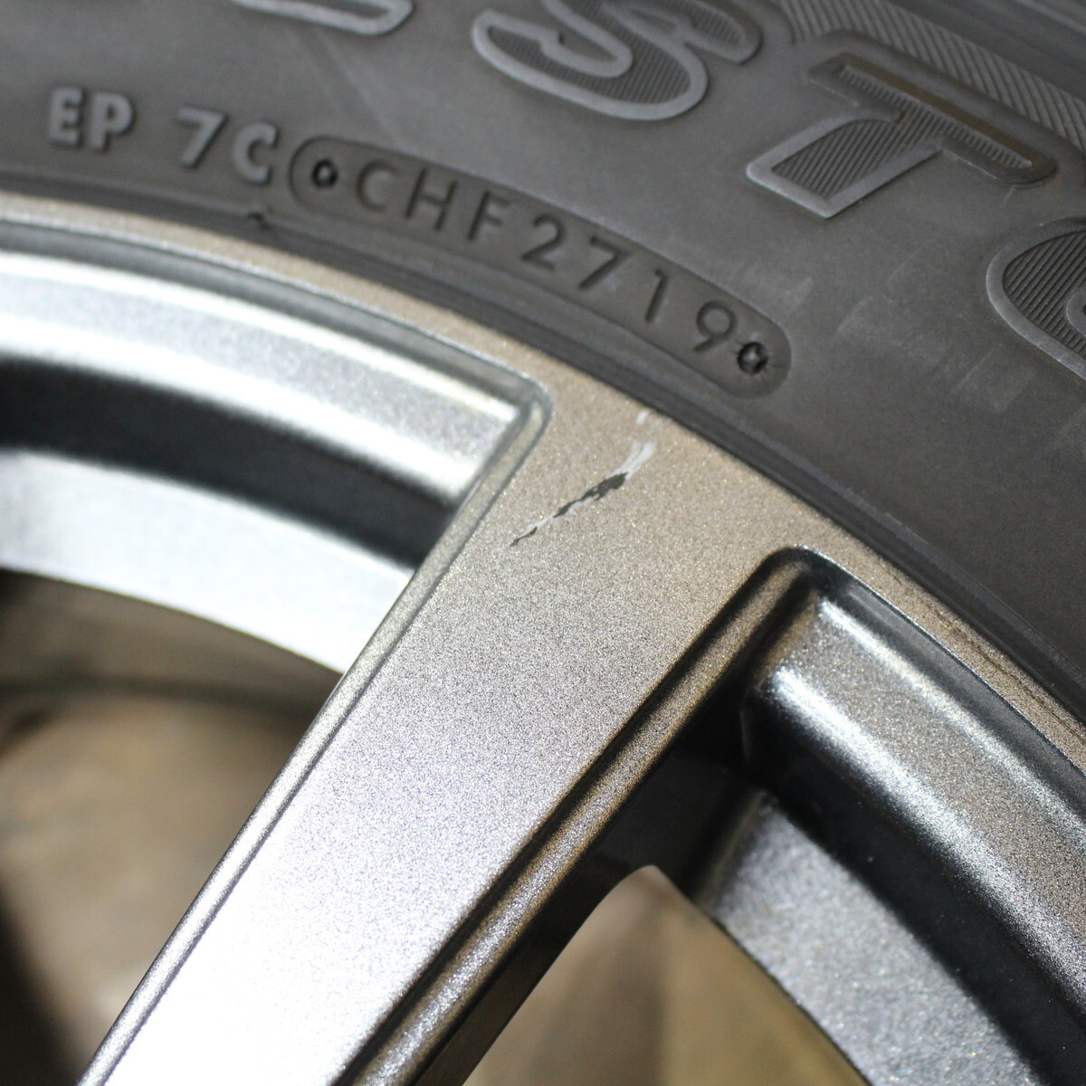 レクサスNX RAV4 ハリアー ヴァンガード 等 18インチ 7.5J+38 ブリヂストン デューラーH/L 235/55R18 タイヤホイール 4本SET_画像4