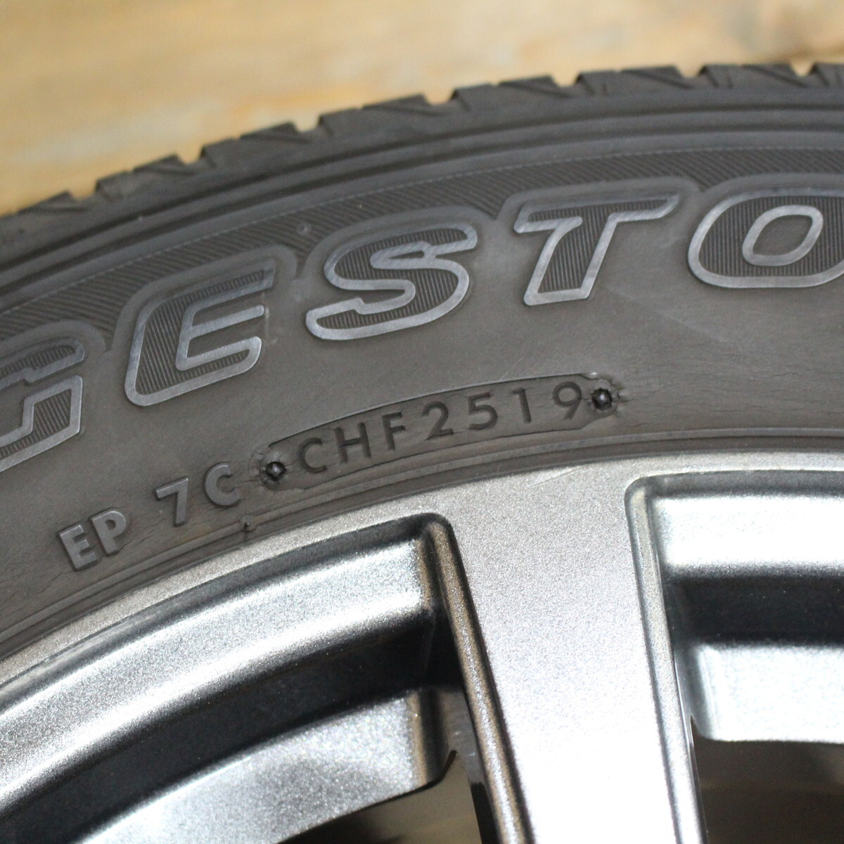 レクサスNX RAV4 ハリアー ヴァンガード 等 18インチ 7.5J+38 ブリヂストン デューラーH/L 235/55R18 タイヤホイール 4本SET_画像7