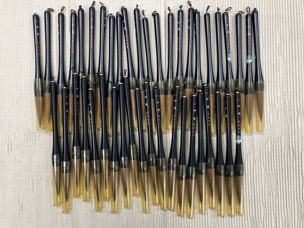 古筆　馬毛　和筆　和風　43本　_画像1