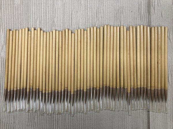 古筆　上質　狸毛　和筆　50本　_画像1