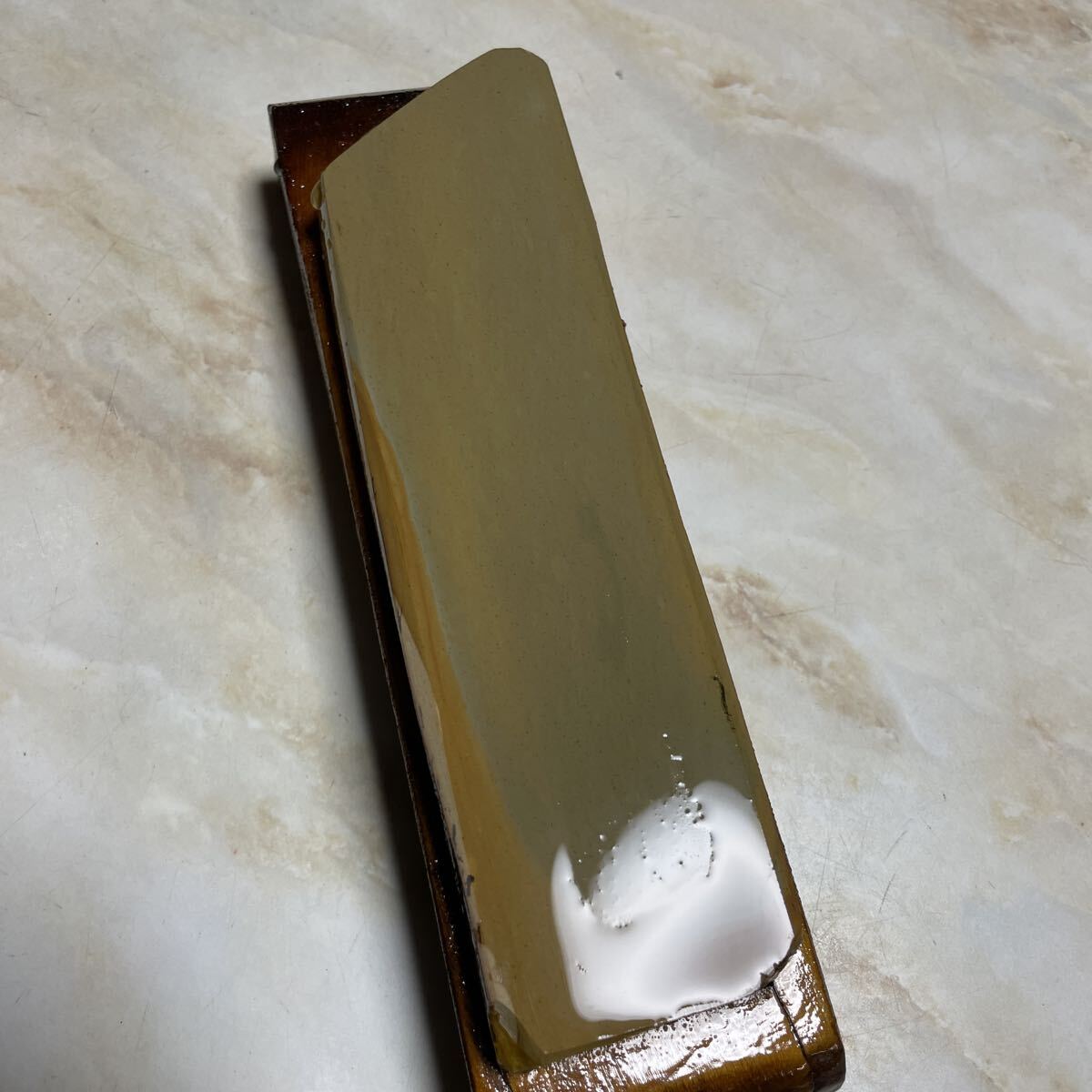 天然砥石 加藤鉱山中山車口本戸前砥石 大極上 仕上砥石 _画像6