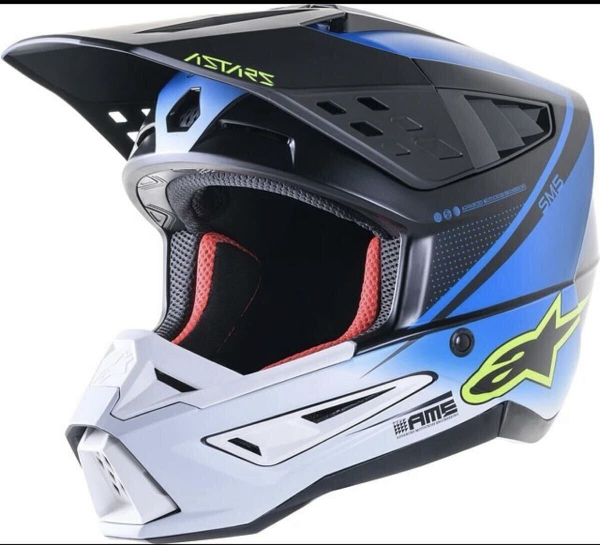  померить только! Alpinestars SM5 RAYON HELMET ECE L размер соответствует XL off-road шлем 