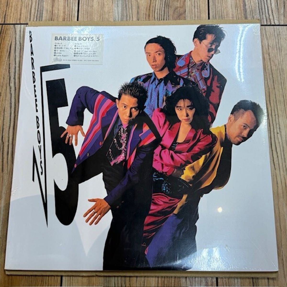 未開封SEALEDレコード! BARBEE BOYS / √5 / LP / 28・3H-5066 / 89年希少盤 / バービーボーイズ_画像1