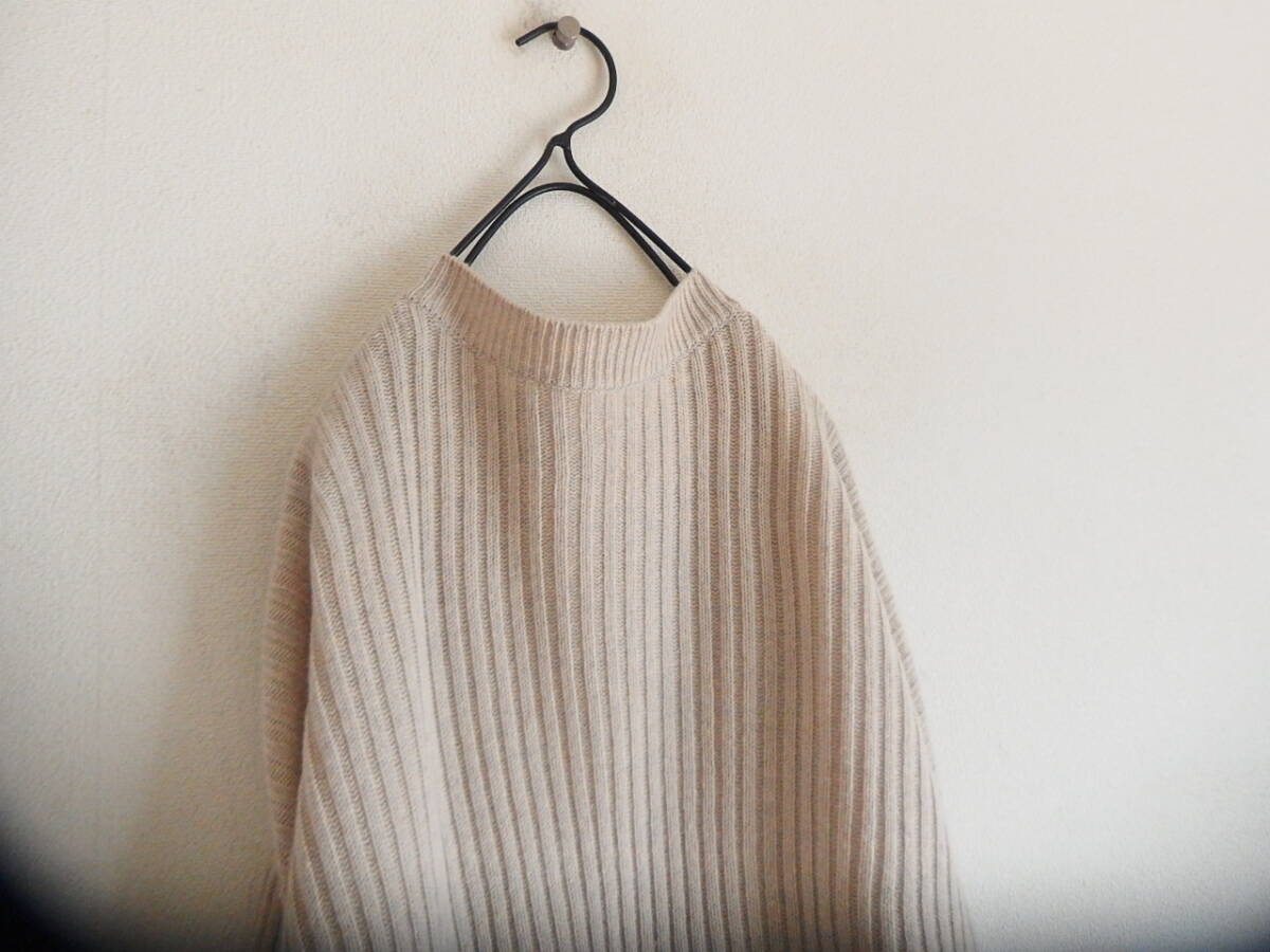 ★ トゥモローランド GALERIE VIE　ギャルリーヴィー　ウールカシミヤビルドネックプルオーバー　ニット　ベージュ　\23,100♪*＊_画像2