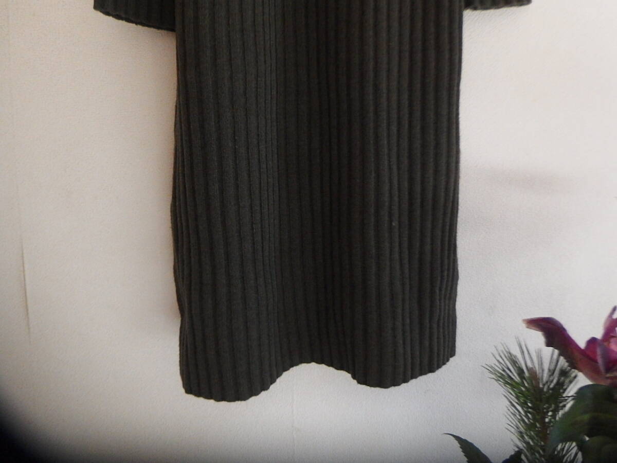 ★トゥモローランド MACPHEE マカフィー　ウールカシミヤニットワンピース　36　プルオーバー　トップス　グレー　M L♪*＊_画像3