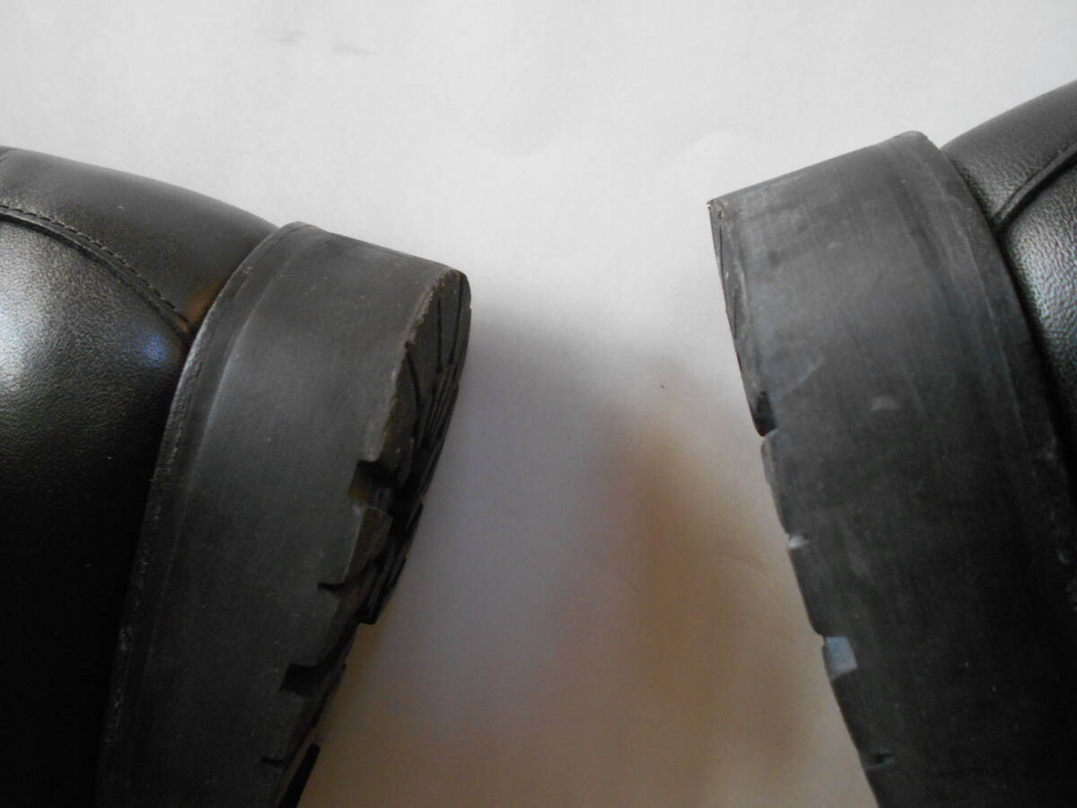◆グッチ ゴールド・ホースビット ショートブーツ　４０Ｅ ◇イタリア製　牛革　ブラック　_画像9