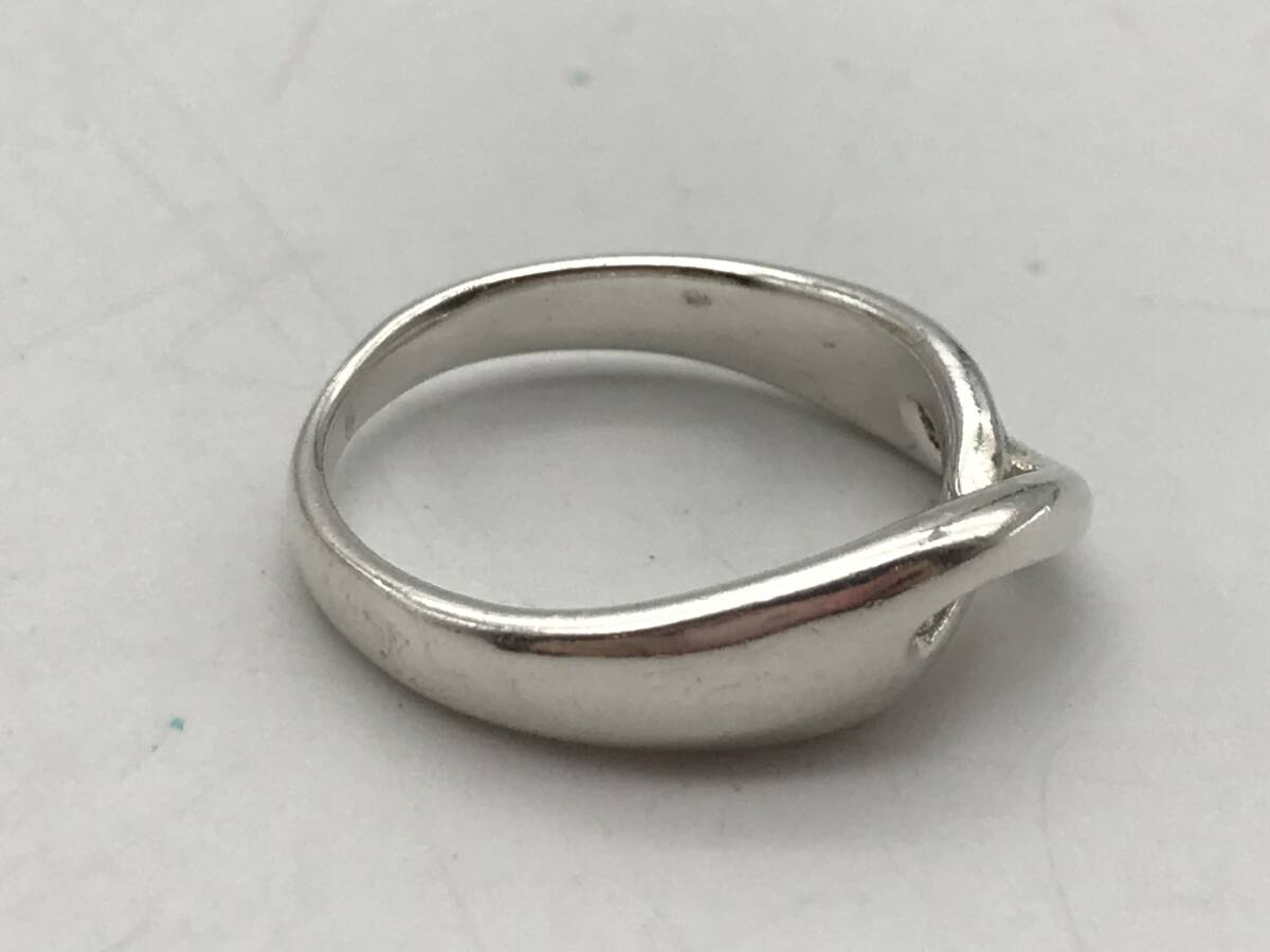 73744 ティファニー Tiffany & Co. 指輪 リング シルバー 925刻印有 約9号 インフィニティ 銀_画像3