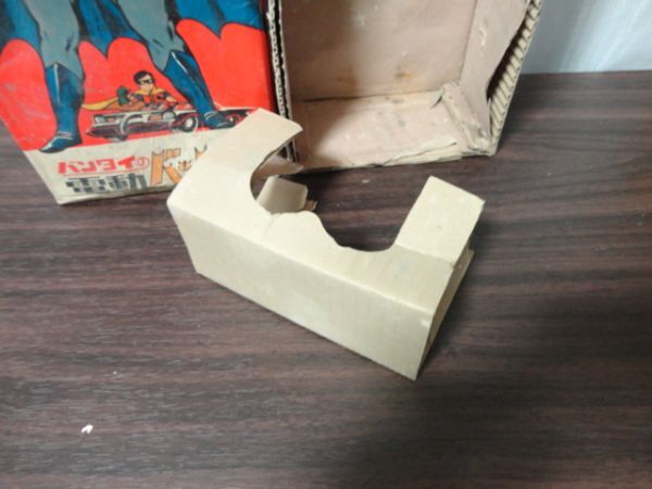 старый Bandai Batman электрический ходьба жестяная пластина sofvi 