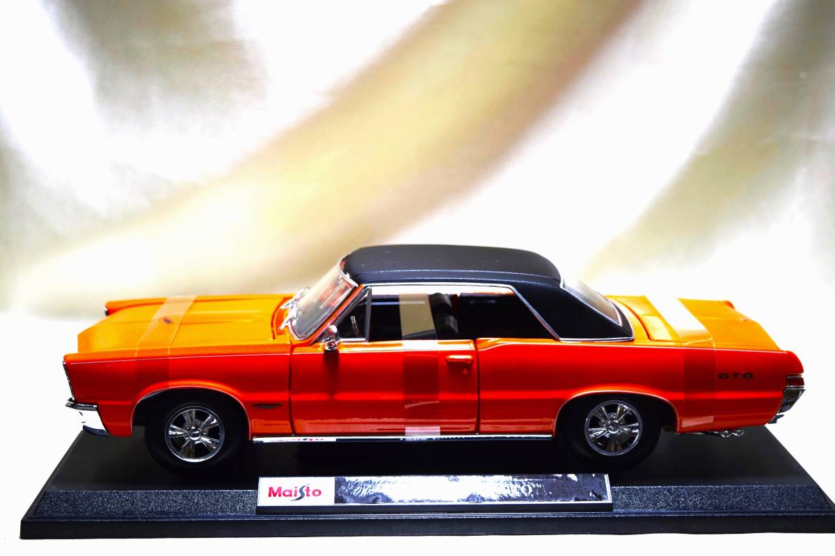  новый товар Maisto 1/18[Maisto]#1965 год Pontiac GTO/ редкость цвет # миникар / Porsche /BMW/ Audi / Chevrolet / Lamborghini / Auto Art / Kyosho 