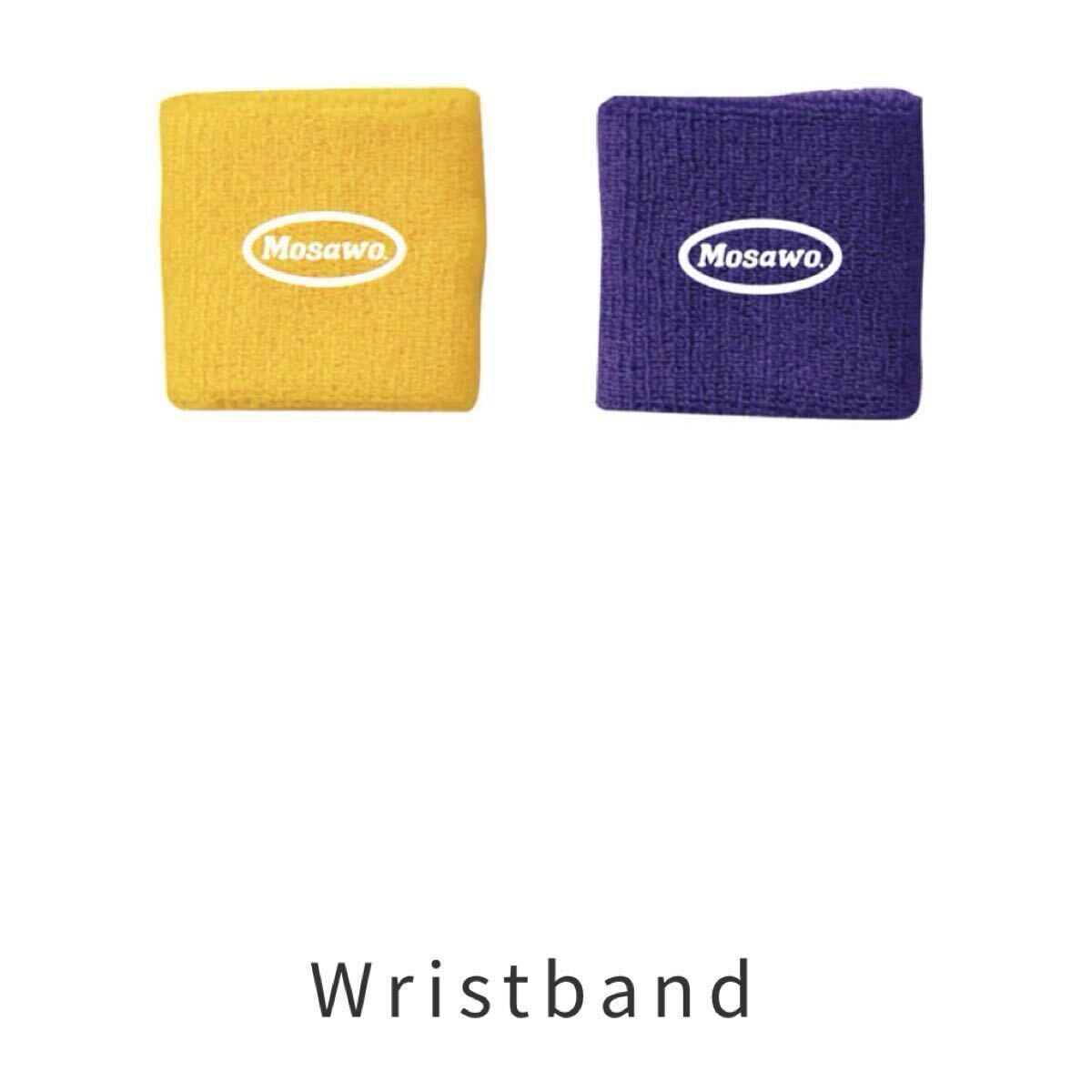 未開封★⑦★完売★リストバンド★もさを。★公式 グッズ★MOSAWO.★紫 パープル★黄 イエロー★刺繍★ロゴ★2個まとめて★ツアー ライブ _画像4