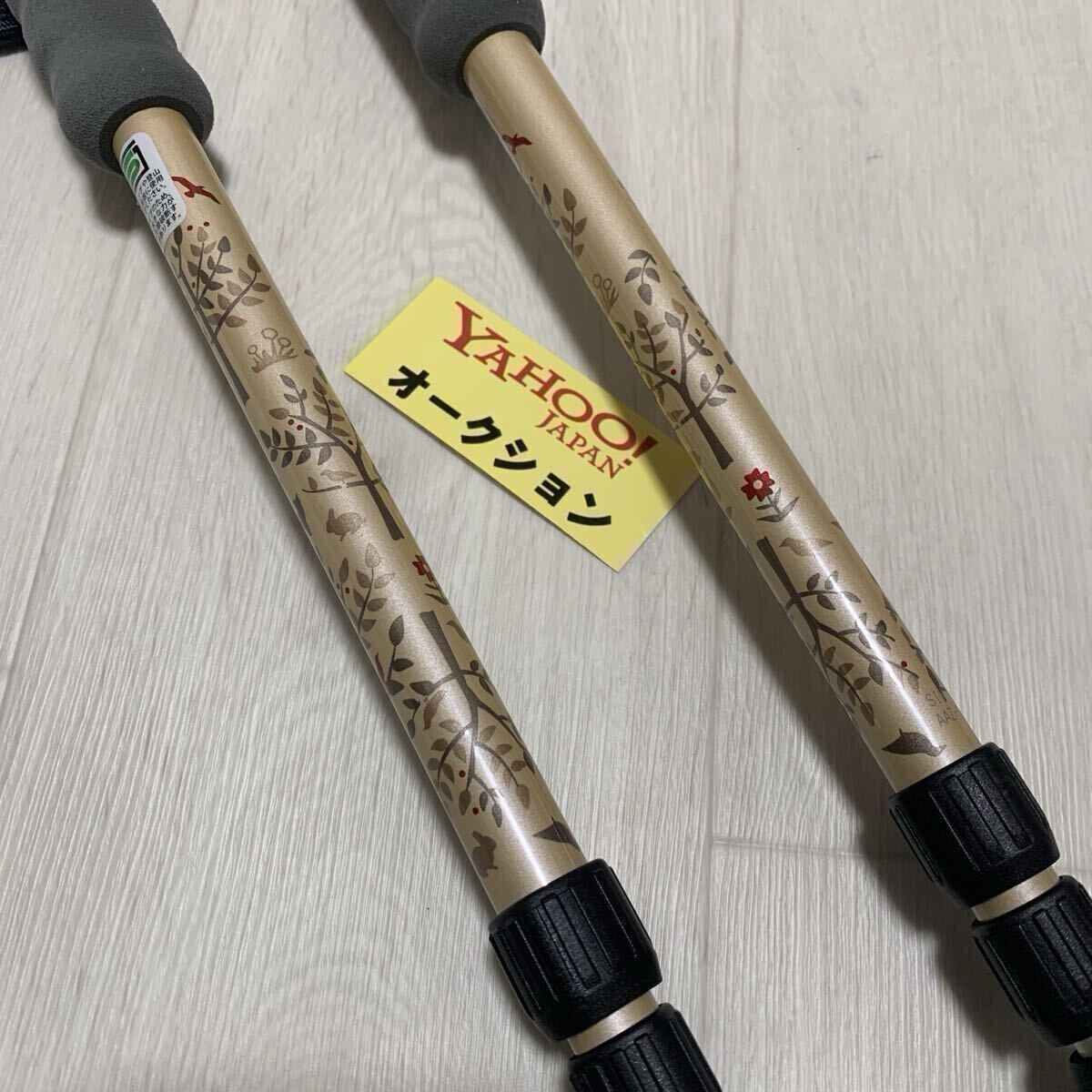 未使用★数量限定★タグ付★レディース★SINANO★ポール★日本製★トレッキングポール★シナノ★登山 ストック 杖 SGマーク認定_画像2