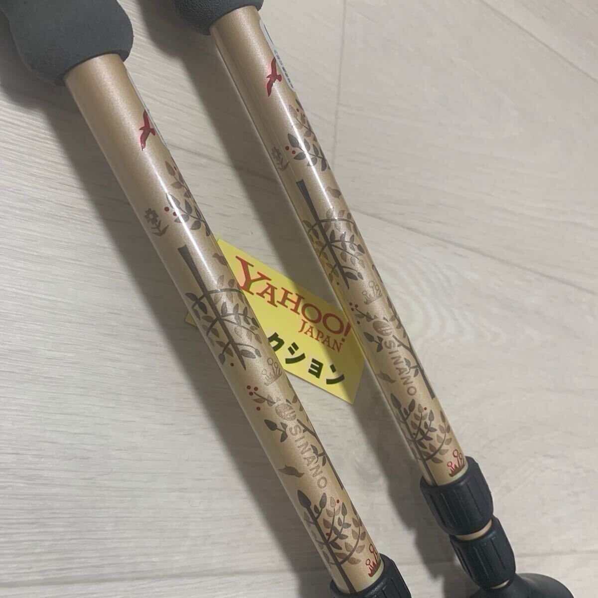 未使用★数量限定★タグ付★レディース★SINANO★ポール★日本製★トレッキングポール★シナノ★登山 ストック 杖 SGマーク認定_画像3