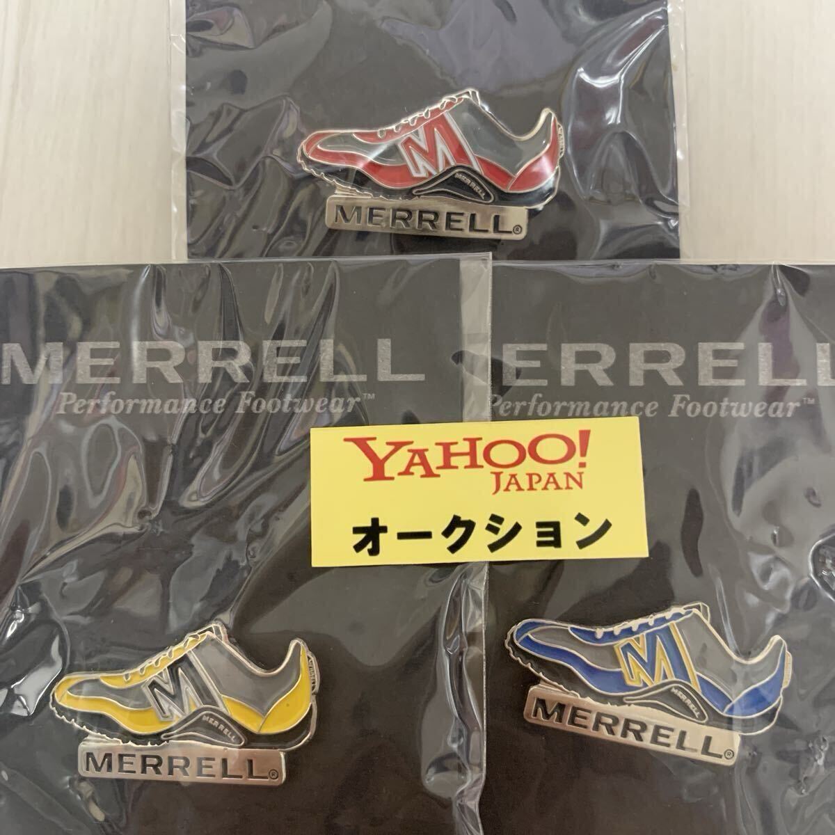 ③非売品★激レア★未開封★ピンバッジ★6＋1個まとめて★メレル★MERRELL★アウトドア ブランド シューズ 型 ロゴ グッズ★コンプリート？_画像3