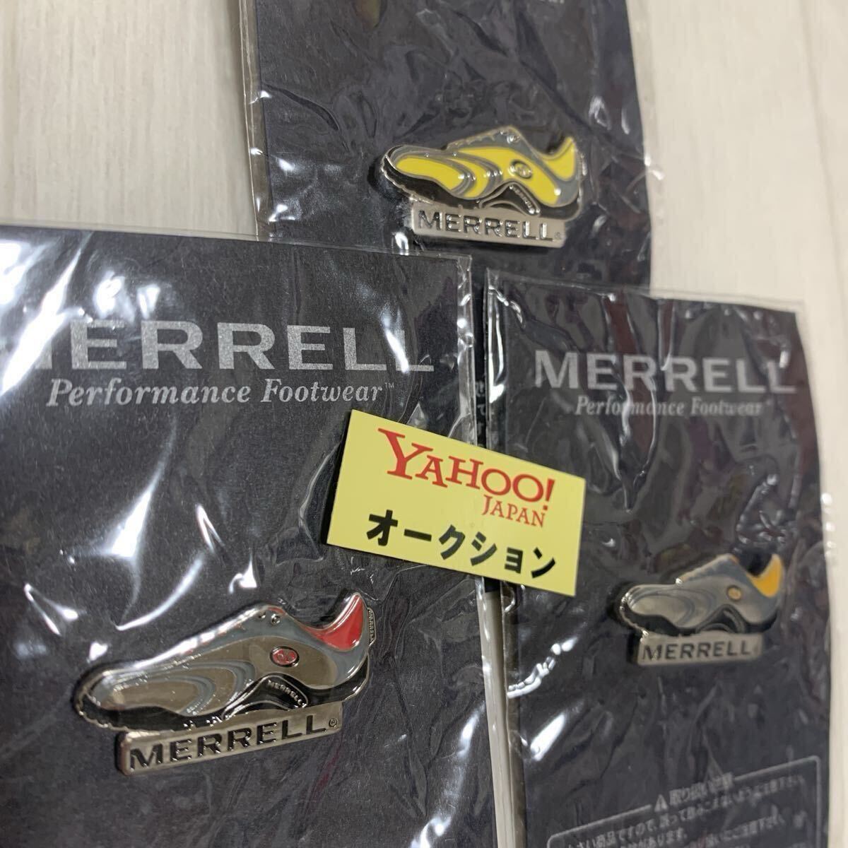 ③非売品★激レア★未開封★ピンバッジ★6＋1個まとめて★メレル★MERRELL★アウトドア ブランド シューズ 型 ロゴ グッズ★コンプリート？_画像4