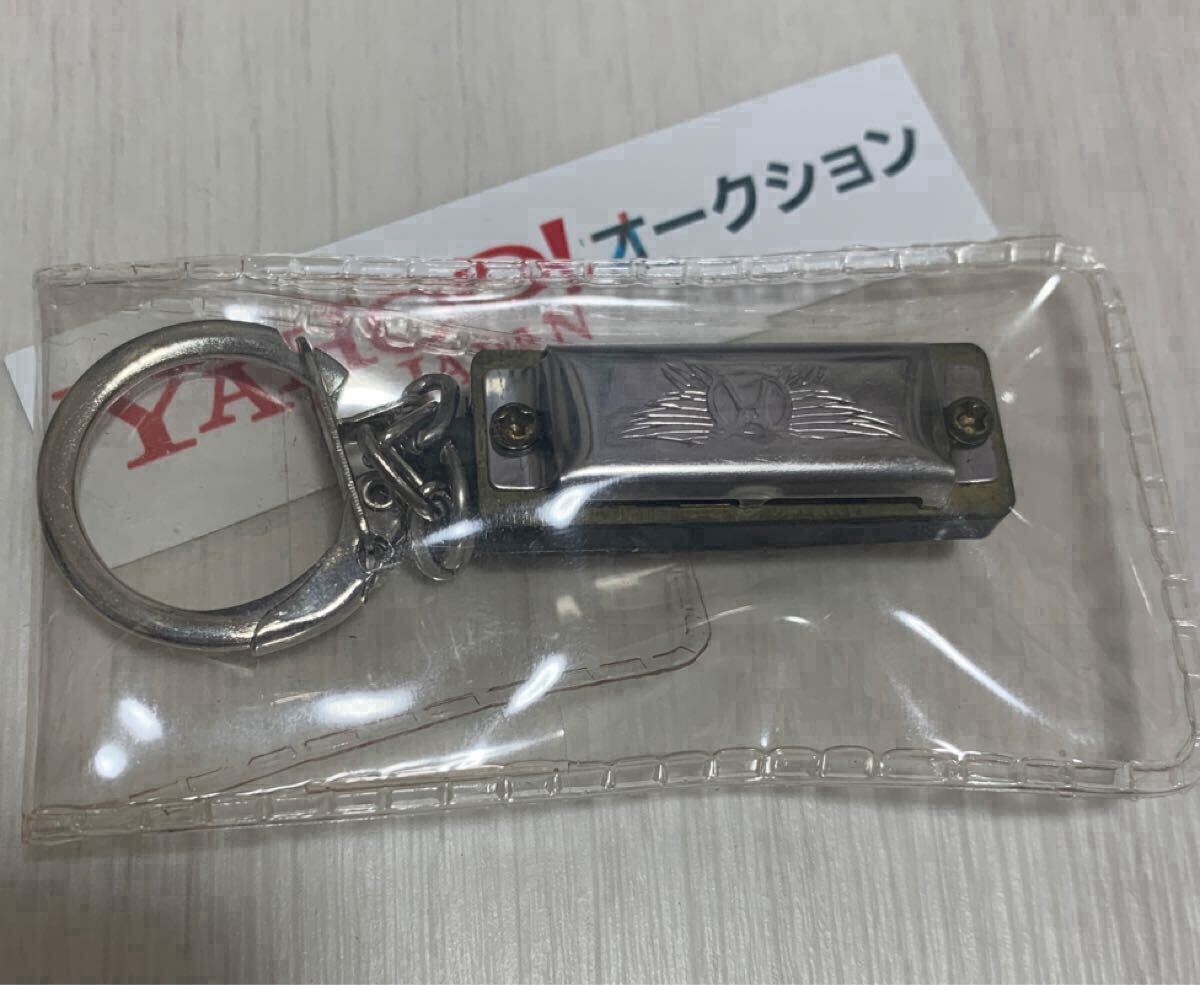 未開封★日本初回生産限定盤 ハーモニカ キーチェーン★エアロスミス★AEROSMITH★グッズ★キーホルダー★海外 アメリカ バンド 長期保管品_画像2