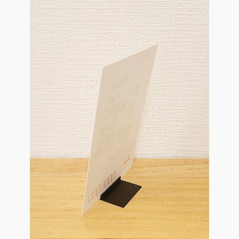 カードスタンド 10個 ハガキ ポストカード カード立て 卓上 席札立て 黒_画像7