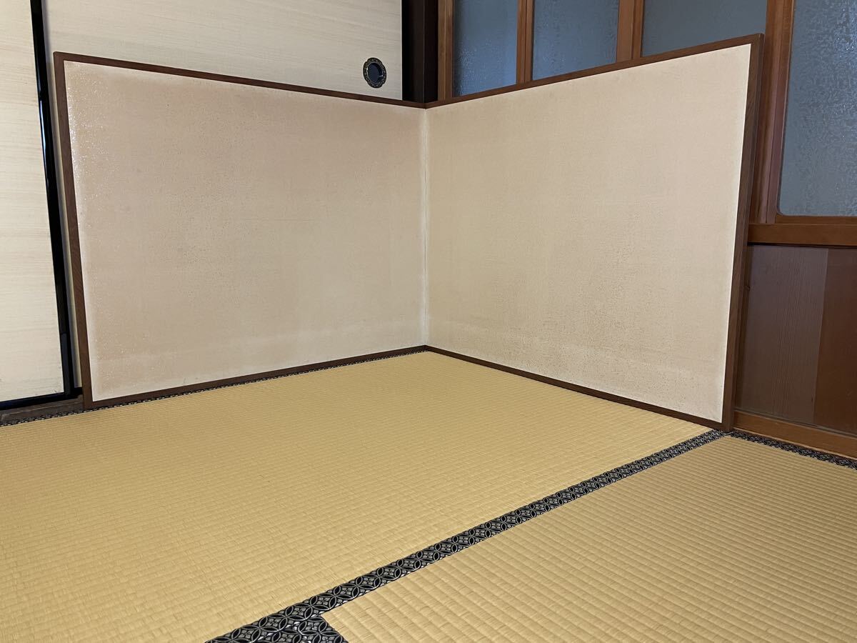 [ глубокий ] чайная посуда способ .. ширма . гора 94×73 бумага коробка пакет есть золотой песок . серебряный песок . двусторонний использование возможность столица промежуток для ширма разделительный экран разделитель 