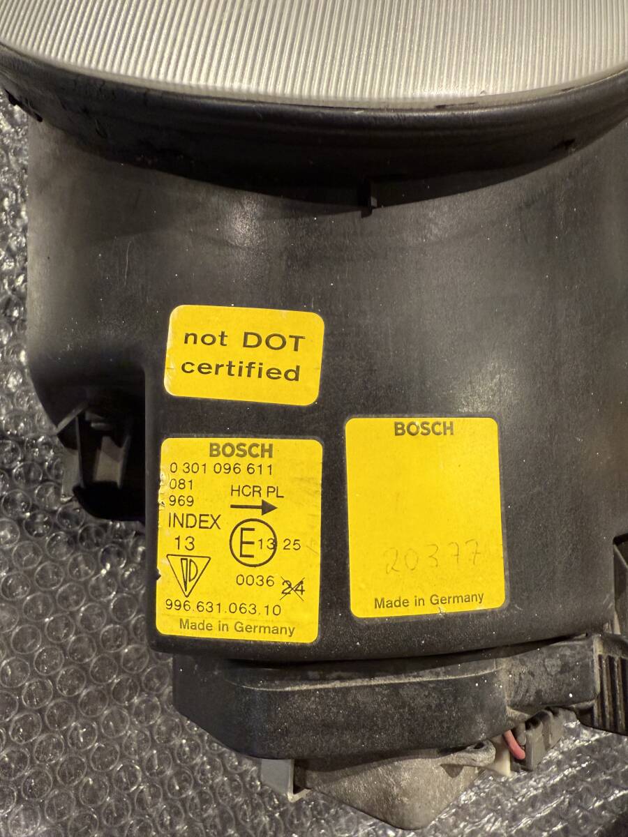 【中古】 PORSCHE ポルシェ 996 カレラ / 986 ボクスター 純正ヘッドライト 左右セット HID改造済み ウレタン自家加工済_画像7