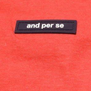 【オレンジレッド Lサイズ】 37%OFF アンパスィ 長袖ハイネックシャツ メンズ AMF9213W5 アンパシー モックネック長袖シャツ 長袖シャツ_画像2