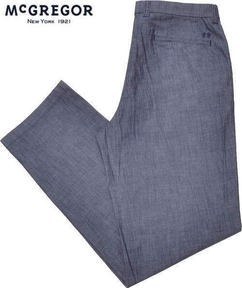 【ダンガリー 86cm】 マクレガー パンツ メンズ 111314104 手洗い可 ストレッチ チノパン スラックス ノータックパンツ McGREGOR_画像1
