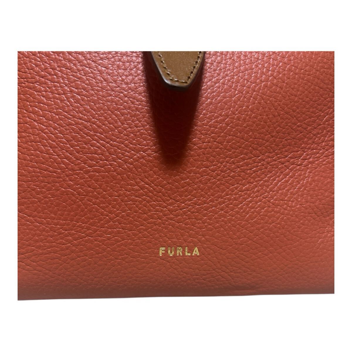 1 иен старт [ прекрасный товар ] действующий FURLA сеть Mix кожа большая сумка toni pra line плечо ..