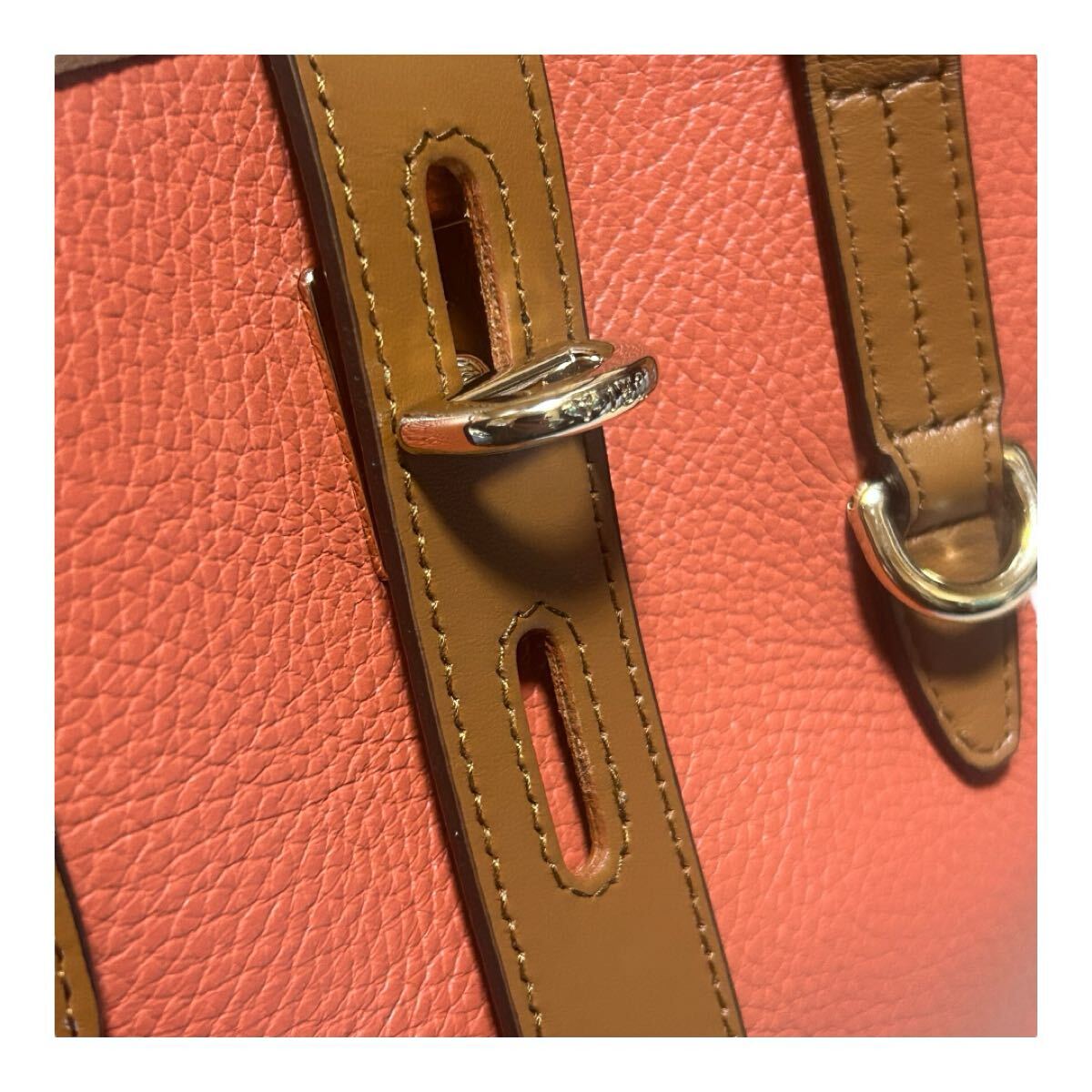 1 иен старт [ прекрасный товар ] действующий FURLA сеть Mix кожа большая сумка toni pra line плечо ..