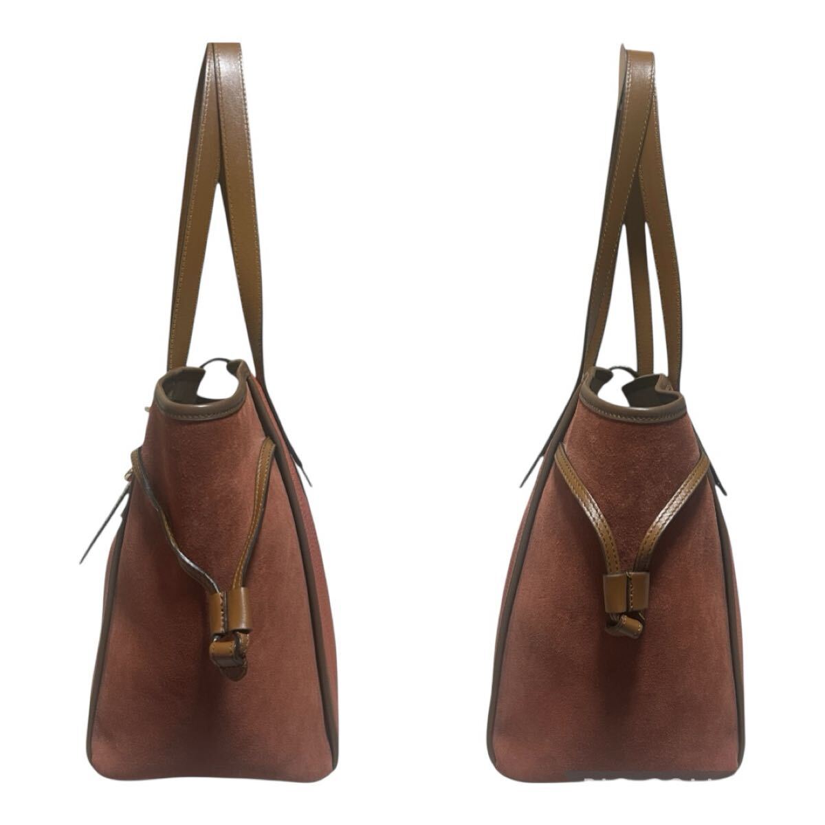 1 иен старт [ прекрасный товар ] действующий FURLA сеть Mix кожа большая сумка toni pra line плечо ..