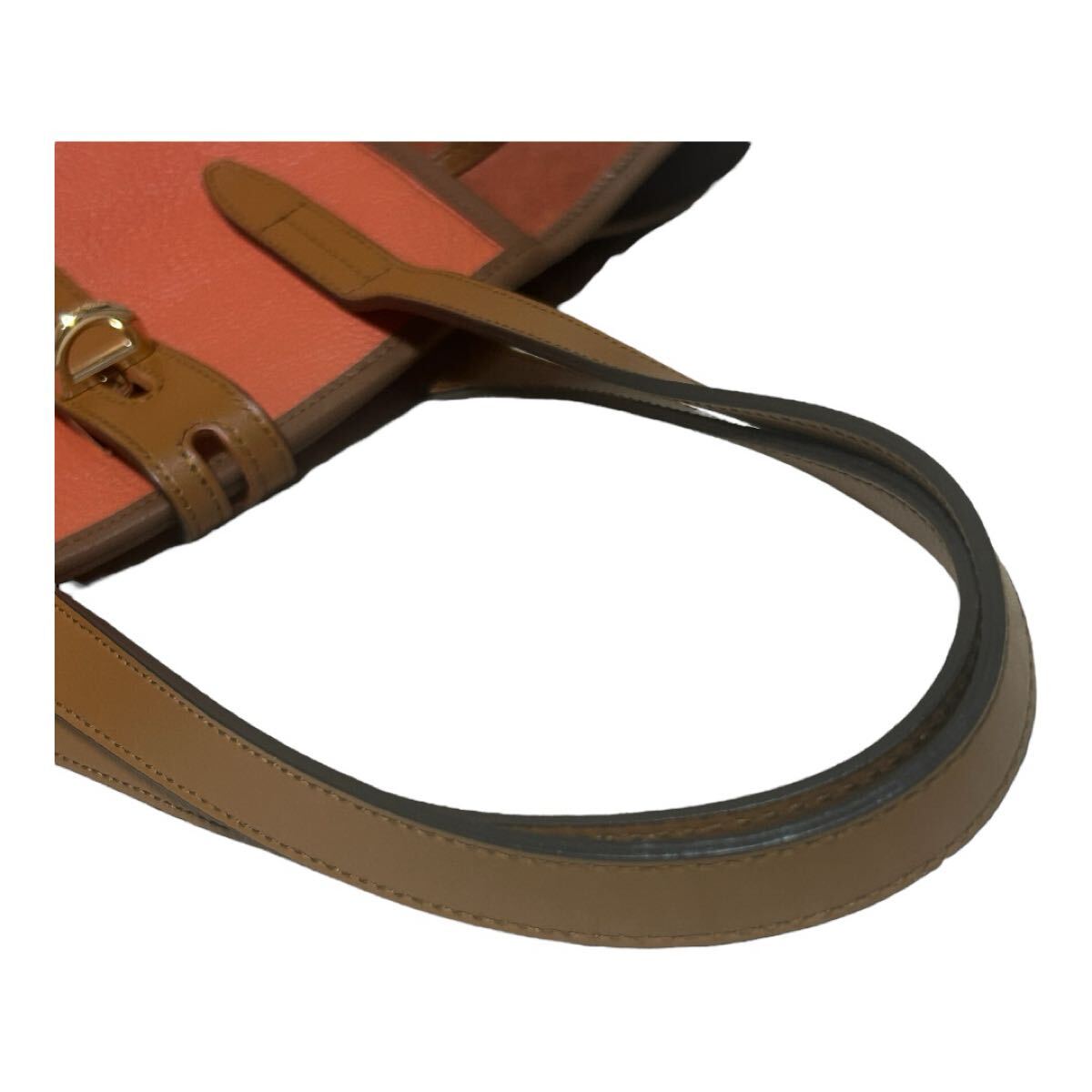 1 иен старт [ прекрасный товар ] действующий FURLA сеть Mix кожа большая сумка toni pra line плечо ..