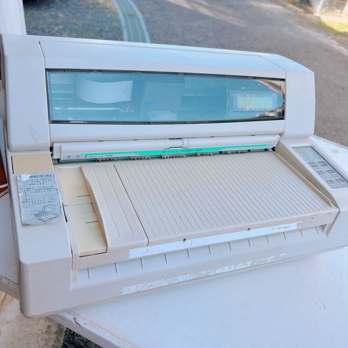 OKI ドットインパクトプリンター MICROLINE 5650SU-R 本体のみ 通電確認OK 現状品 沖_画像1