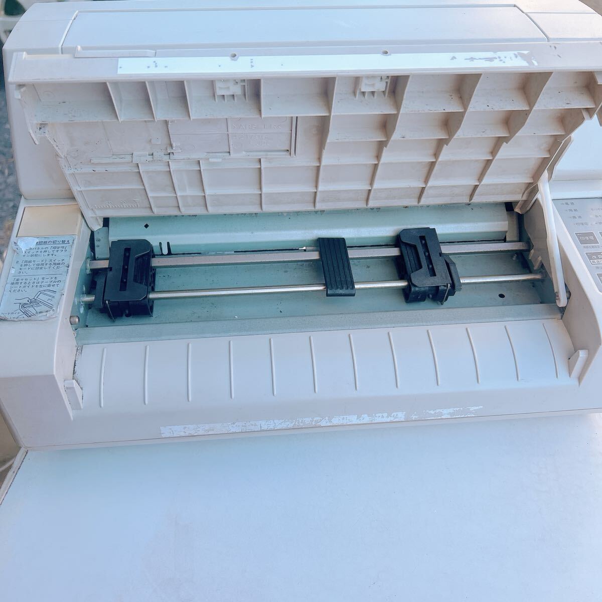 OKI ドットインパクトプリンター MICROLINE 5650SU-R 本体のみ 通電確認OK 現状品 沖_画像9