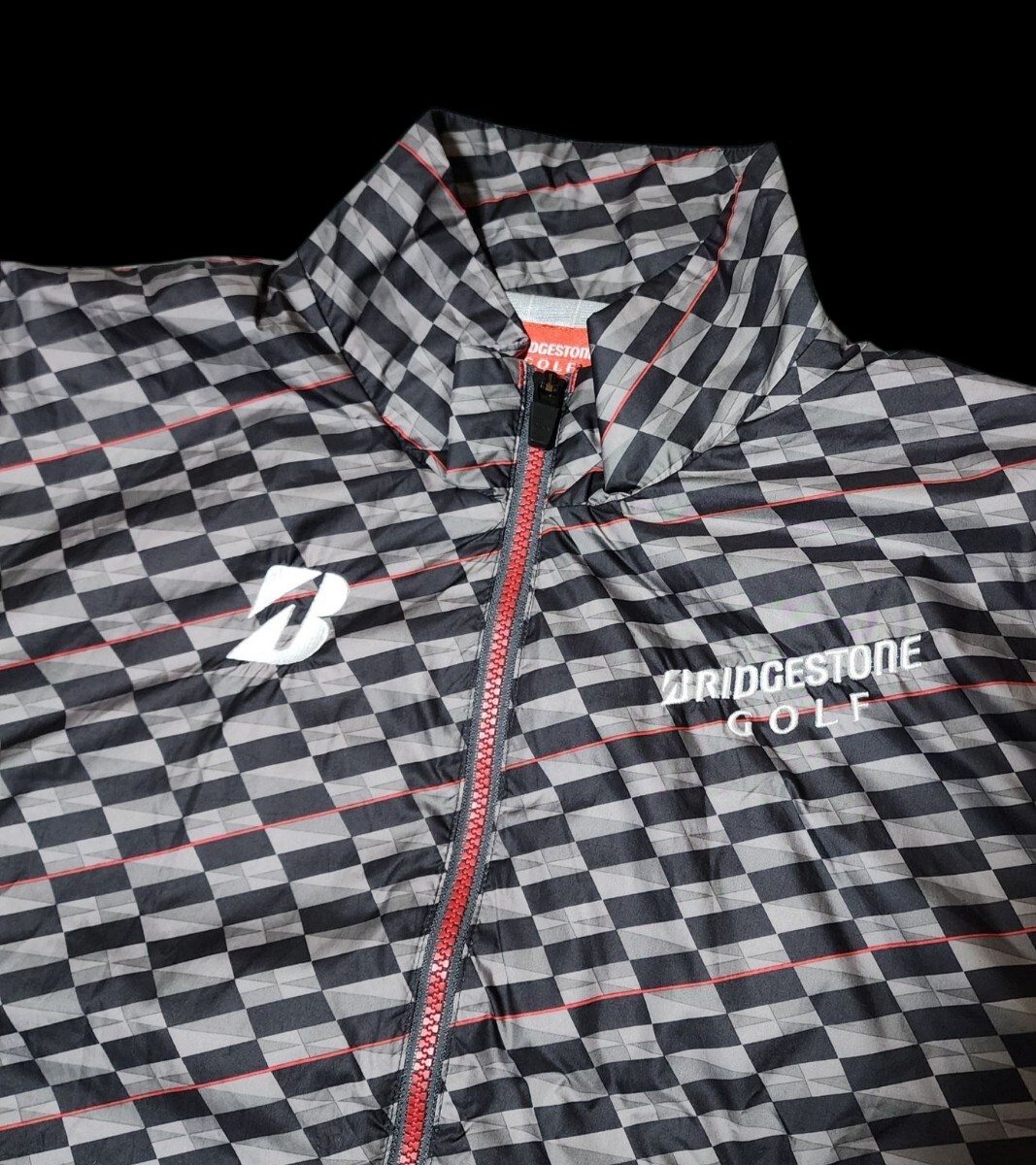★ブリヂストンスポーツ　ジップアップGOLFジャケット　L★_画像2