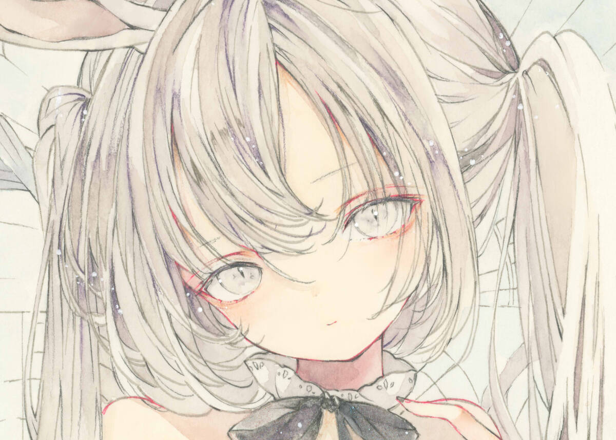 *Terrarium* произведение исходная картина оригинал ручные иллюстрации симпатичный девочка теплица. .A4