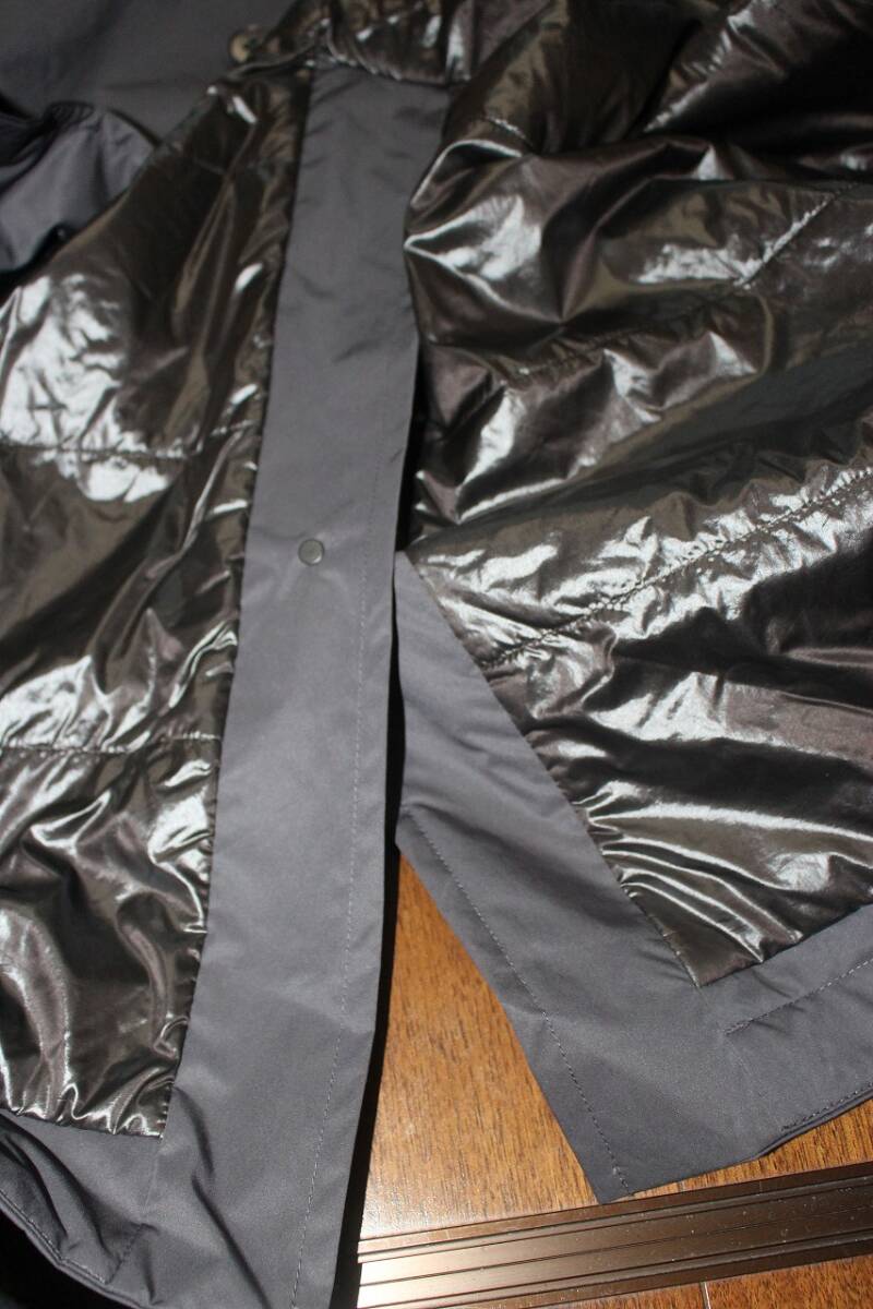 ＋J　パデッドオーバーサイズステンカラーコート　Mサイズ　ダークグレイ_画像8