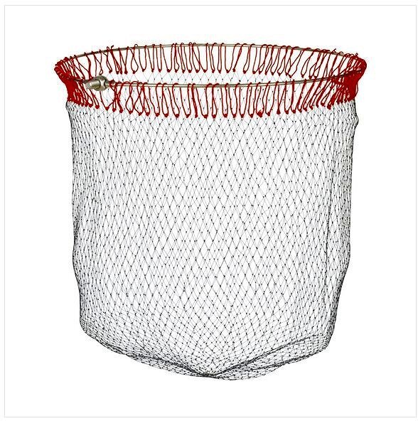 送料無料▲ME51▲未使用品・がま磯タモ網 　ブラック×レッド　45cm　GM843　がまかつ_画像1