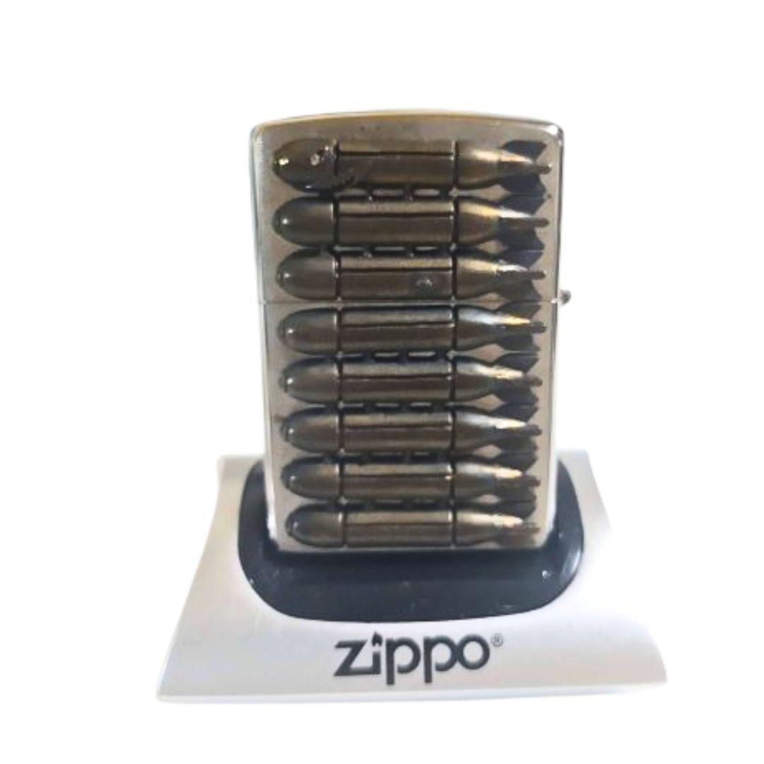 ジッポー　弾丸　魚雷　オイルライター　メタル貼り_画像2