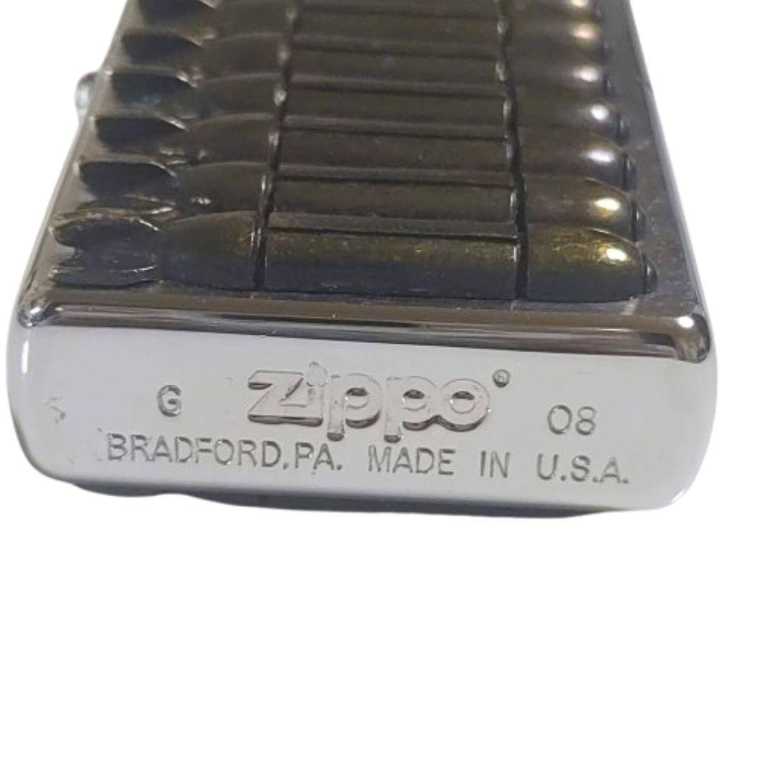 ジッポー　弾丸　魚雷　オイルライター　メタル貼り_画像3